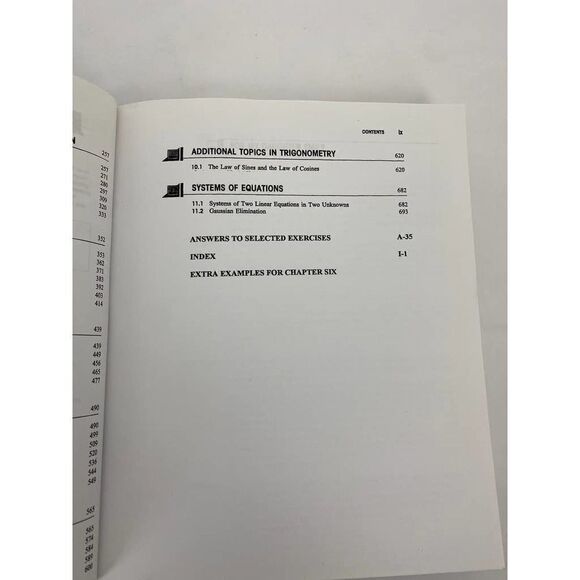 Pre-Calculus University of Georgia Soft Cover Textbook 2006 -- David Cohen - Picture 4 of 9